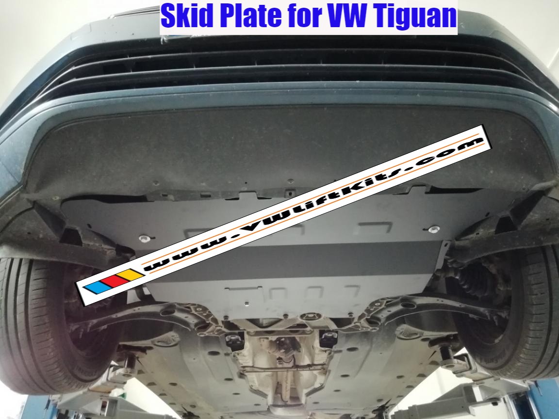 Bolt-On Rally Steel Style Skid Plate for VW Tiguans